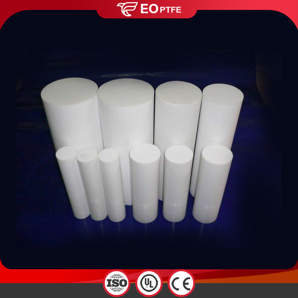 White Plastic Molded PTFE Rod